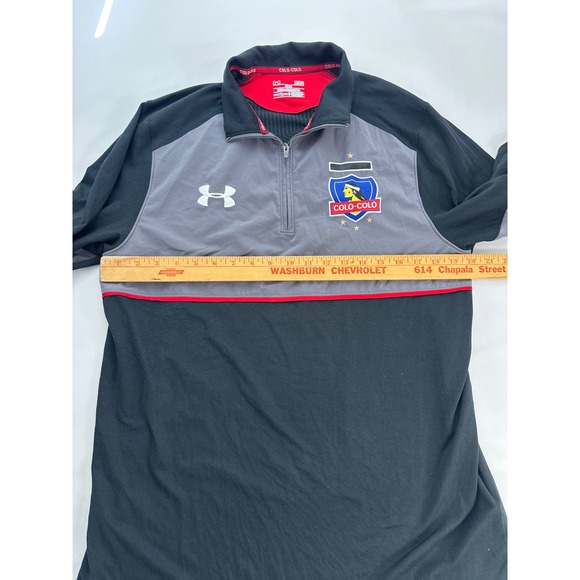 Under Armour Colo-Colo Soccer Pullover and Shorts Set - Men's Large Black Gray‎ - Picture 3 of 12